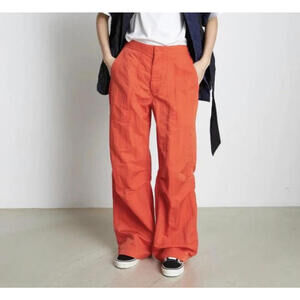 STELLA NOVA red high rise wide leg pants sz 12